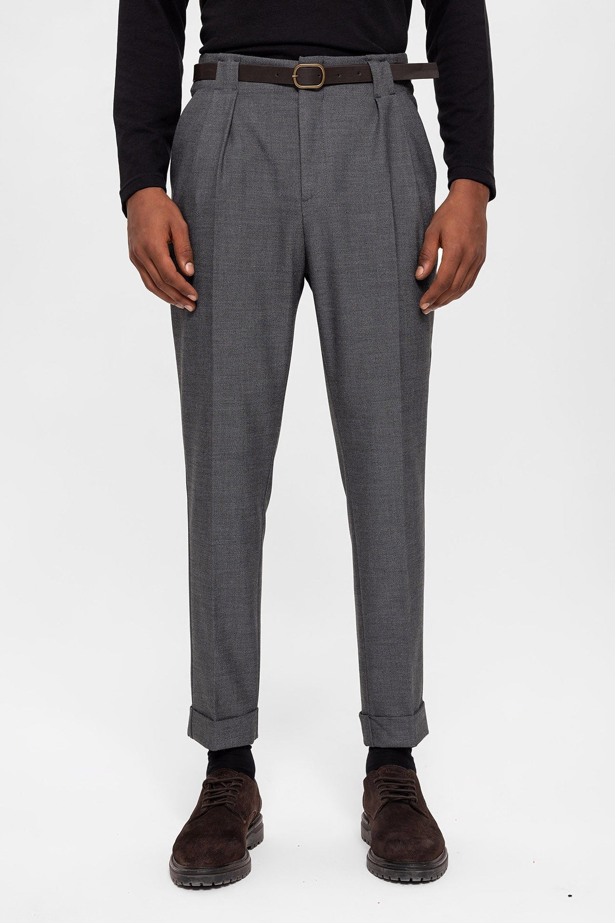 Antioch Arched Double-Cuff Pants