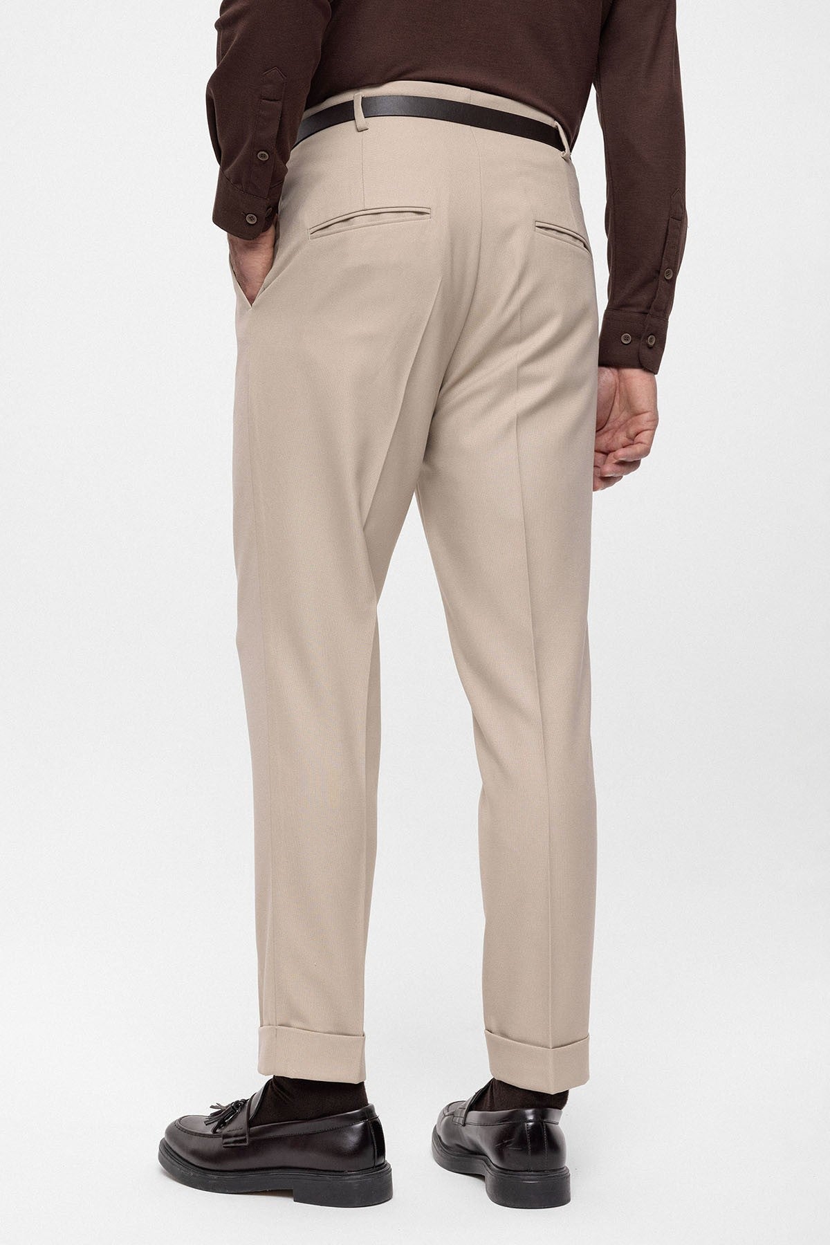 Antioch Arched Double-Cuff Pants