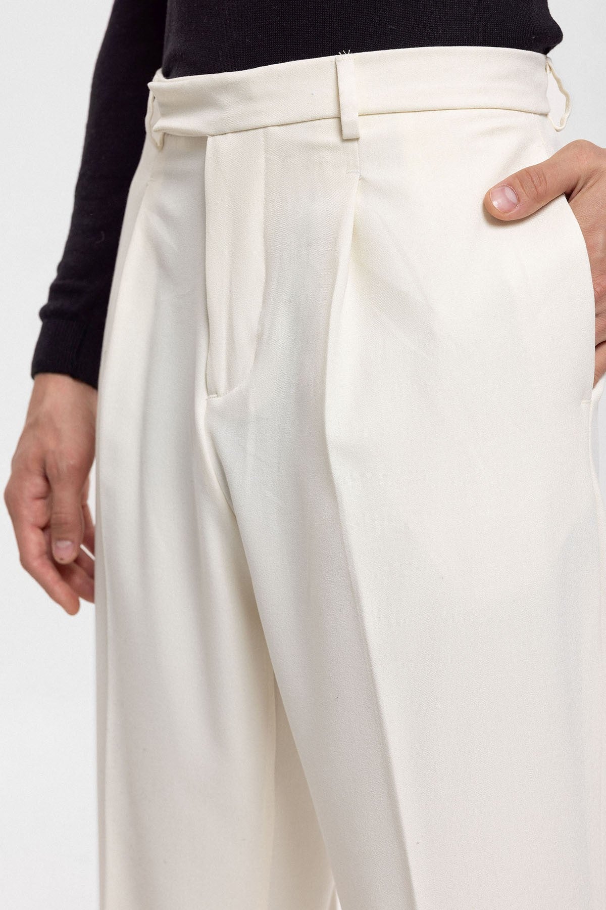 Antioch High-Waisted Zipper-Front Men's Pants