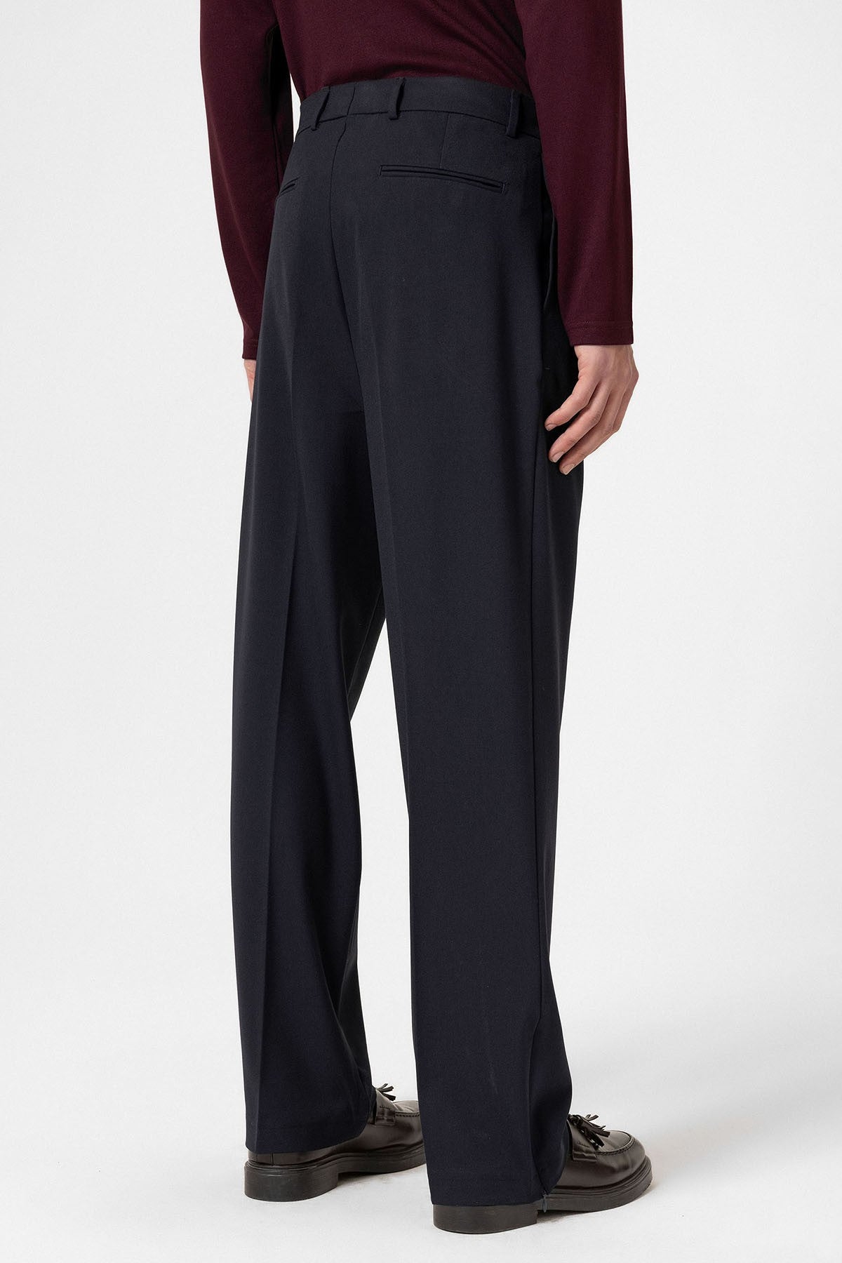 Antioch High-Waisted Zipper-Front Men's Pants