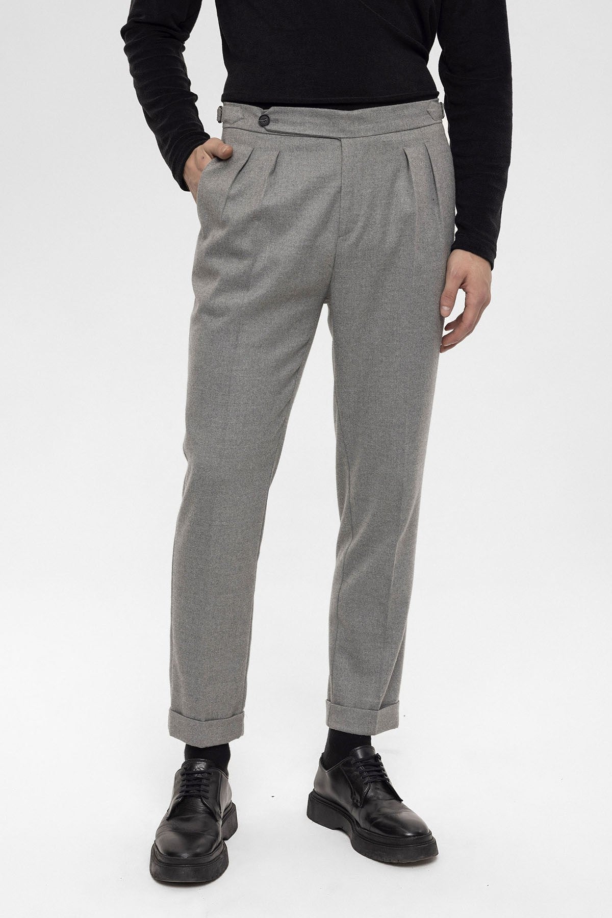 Antioch High-Waisted Double-Pleated Men's Pants