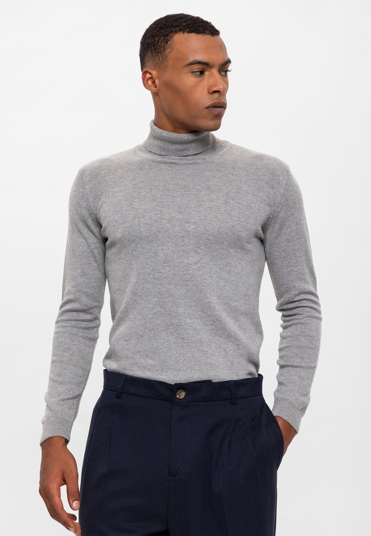 Men's Full-Neck Sweater