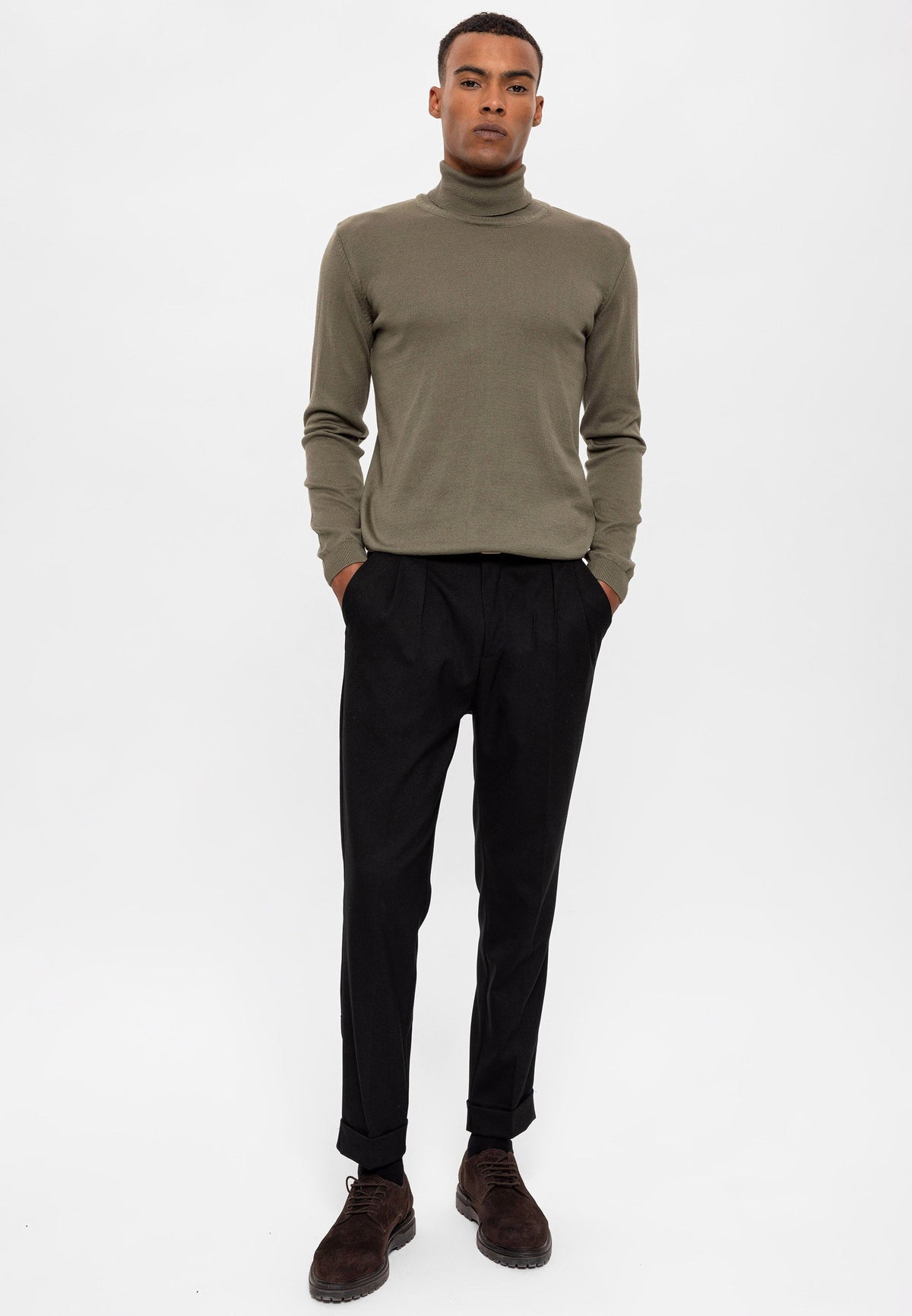 Men's Full-Neck Sweater