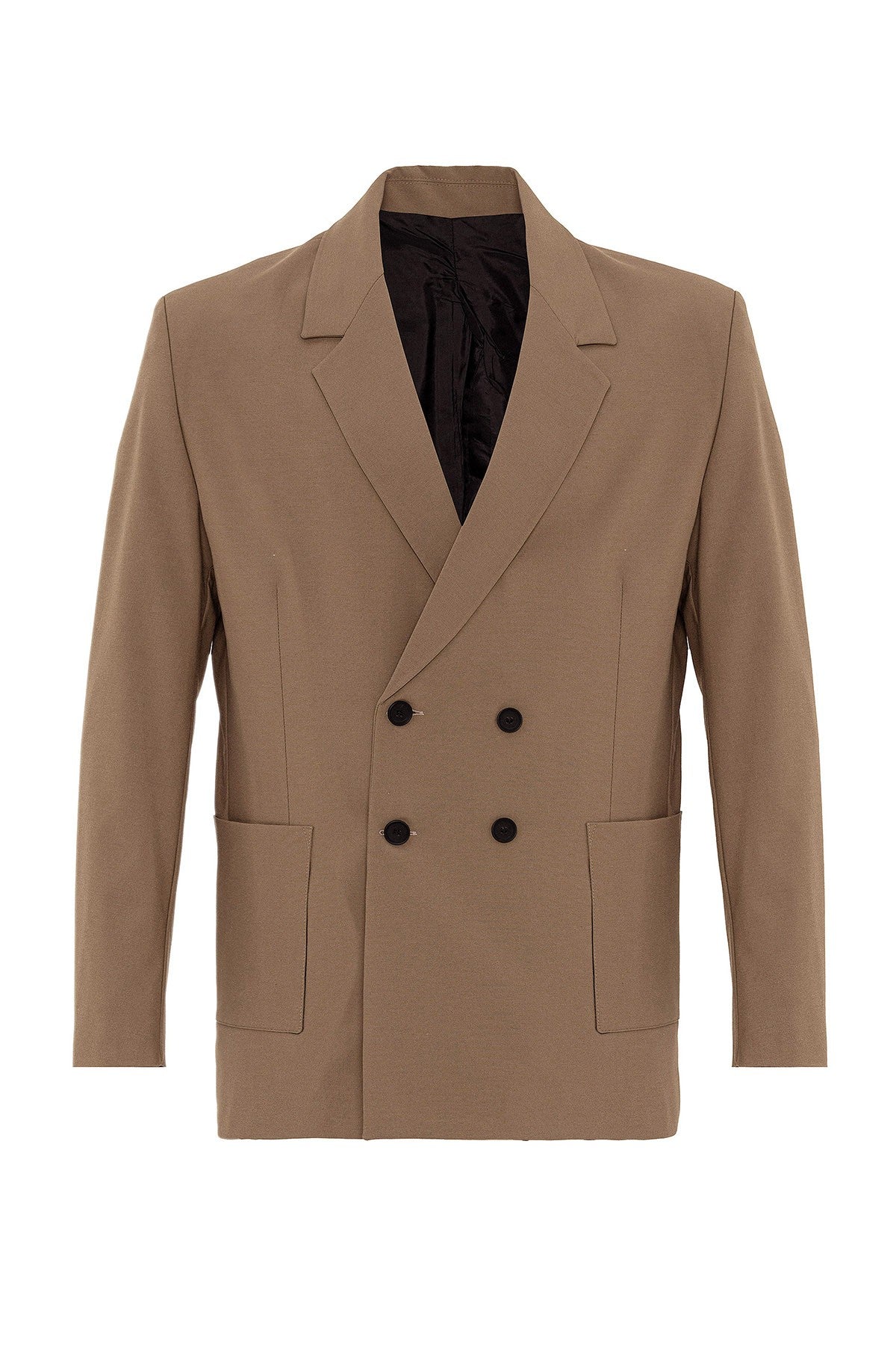 Antioch Men's Double-Breasted Blazer with Side Pockets
