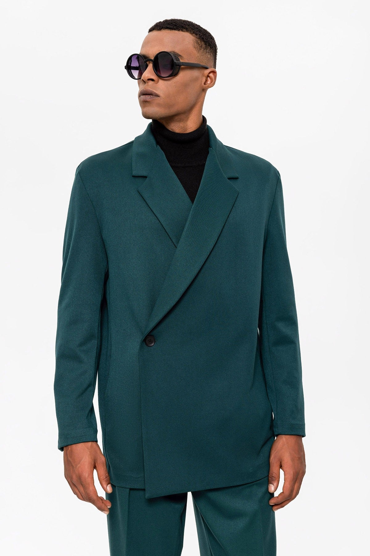 Antioch Double-Breasted Men's Blazer with Hidden Pockets