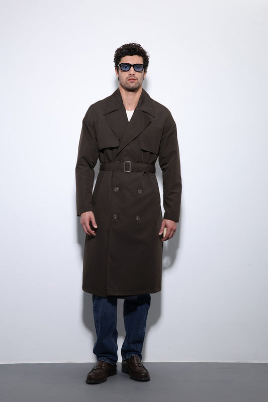 Antioch Cross-Over Belted Trench Coat