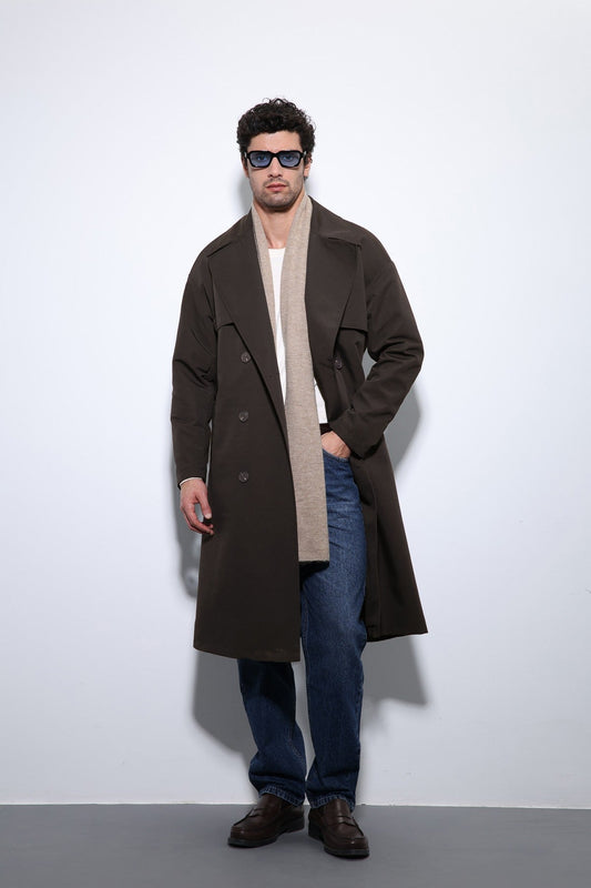 Antioch Cross-Over Belted Trench Coat