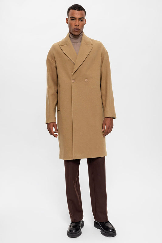 Antioch Oversized Double-Breasted Men's Coat