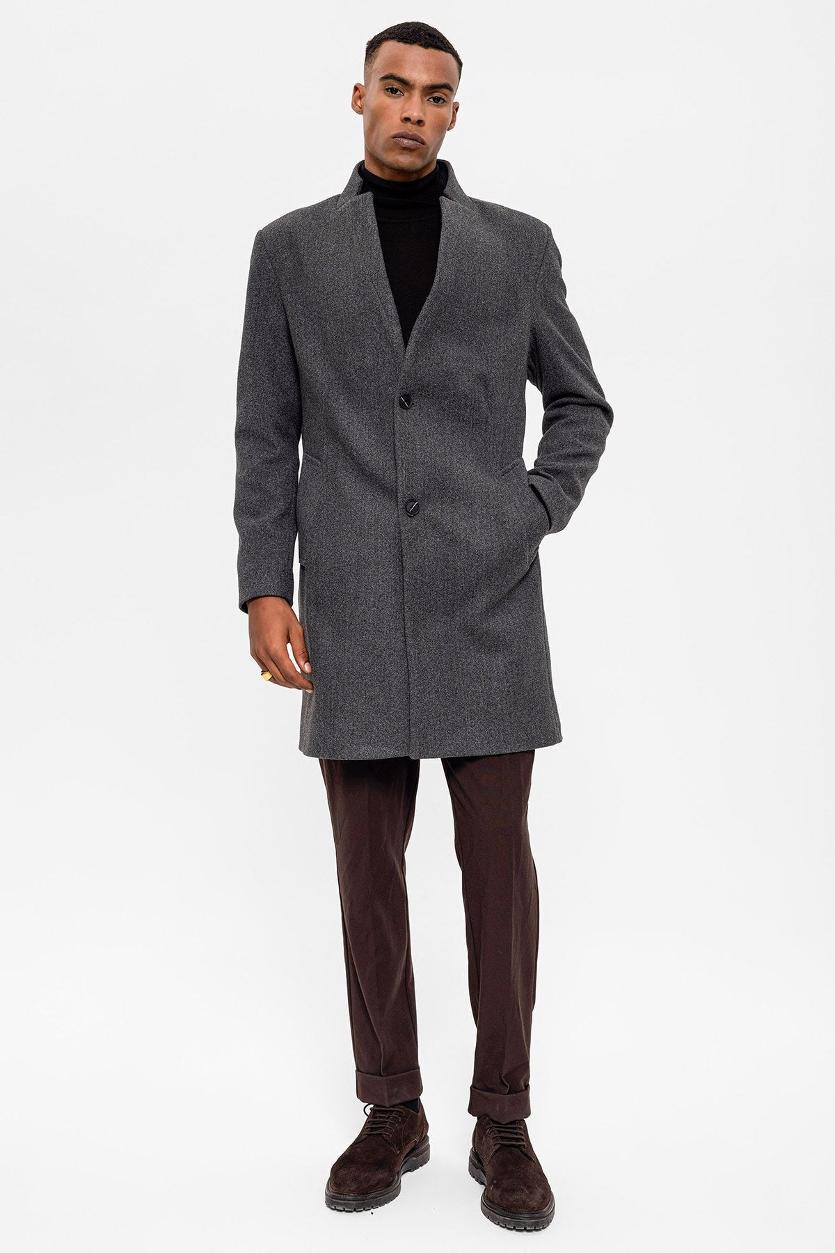 Antioch Stand-Up Collar Men's Coat