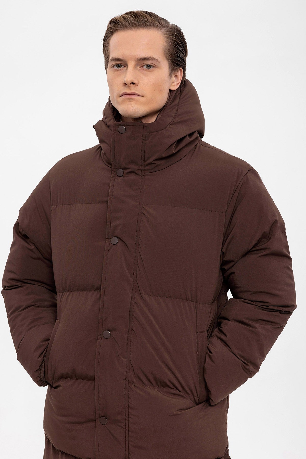 Antioch Long Hooded Puffer Jacket