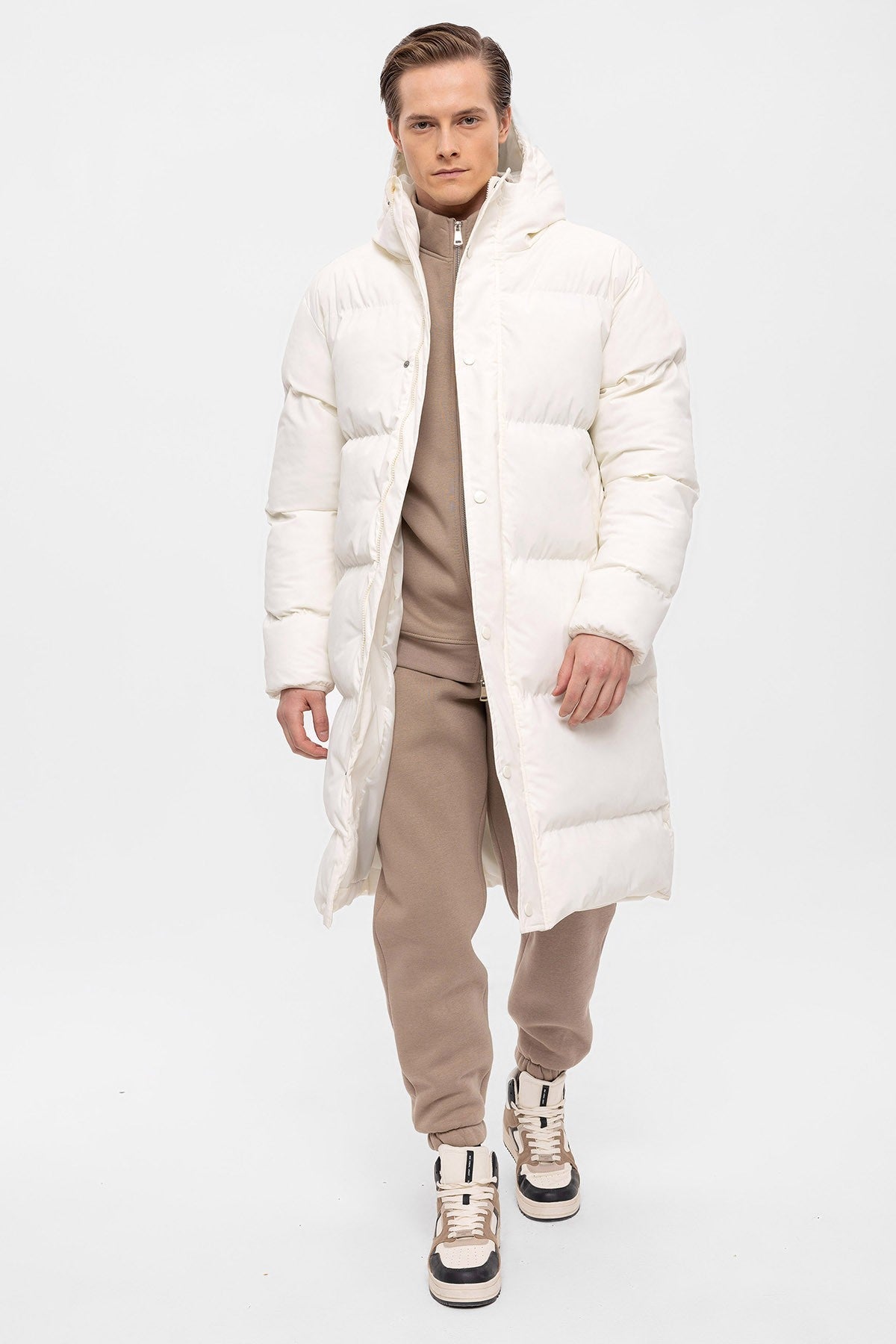 Antioch Long Hooded Puffer Jacket