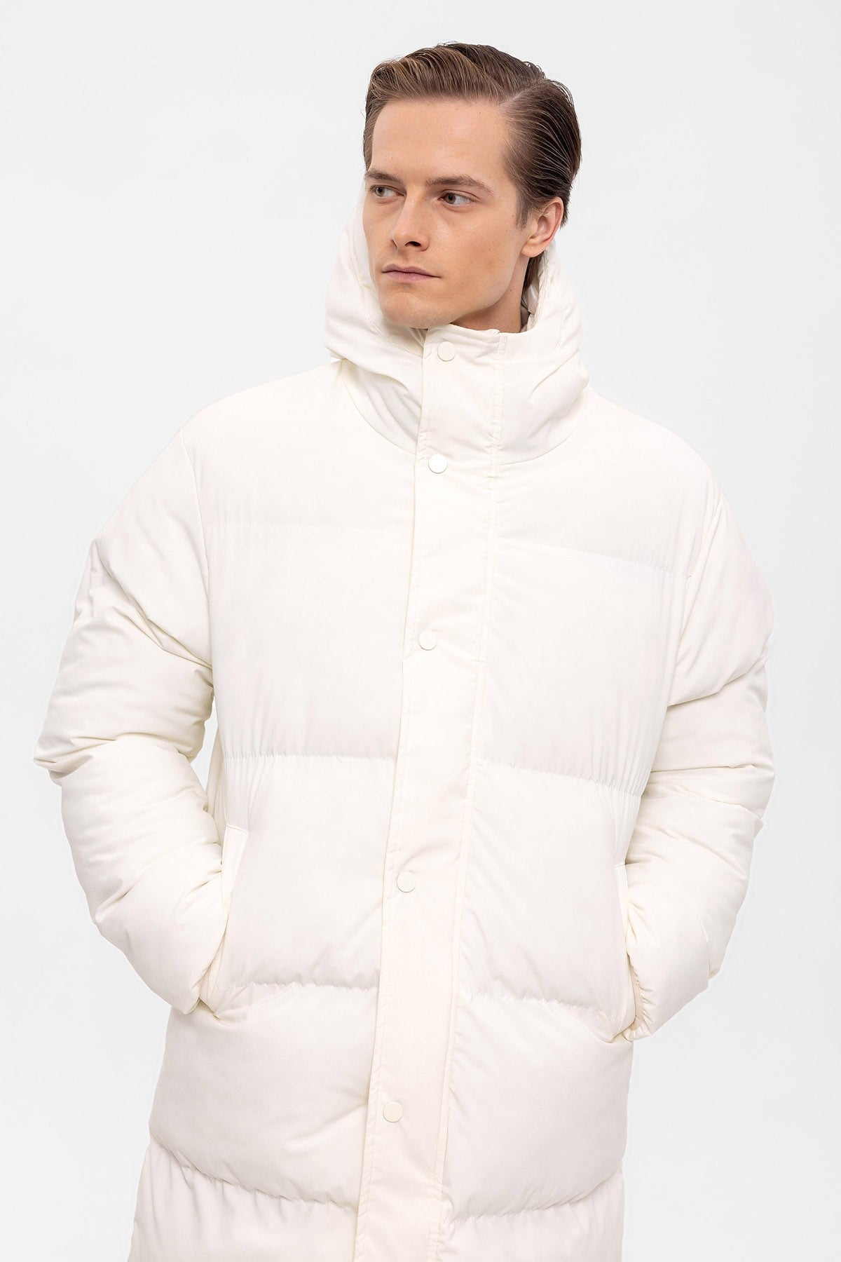 Antioch Long Hooded Puffer Jacket