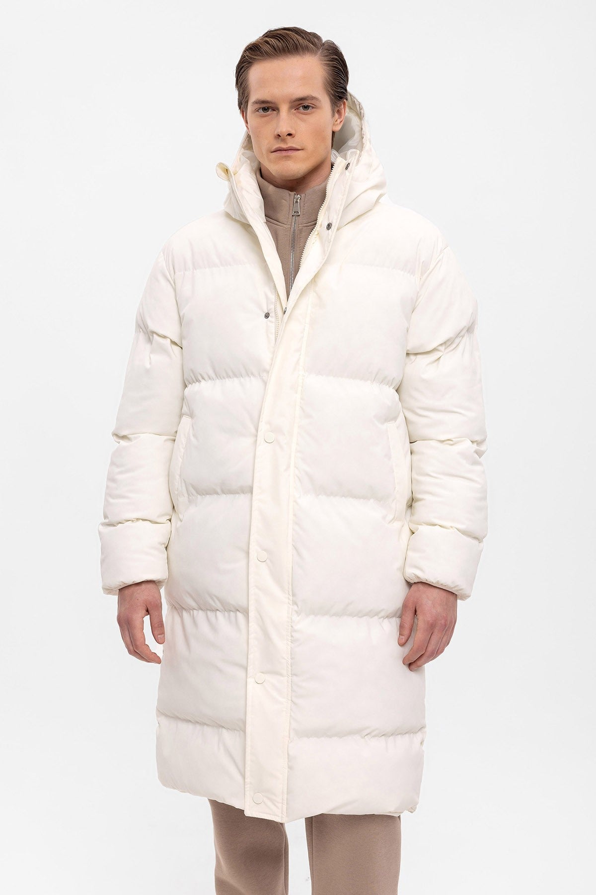 Antioch Long Hooded Puffer Jacket