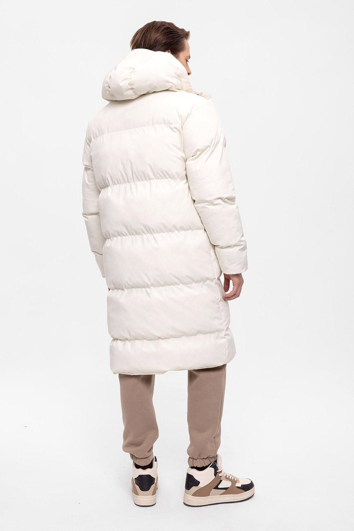 Antioch Long Hooded Puffer Jacket