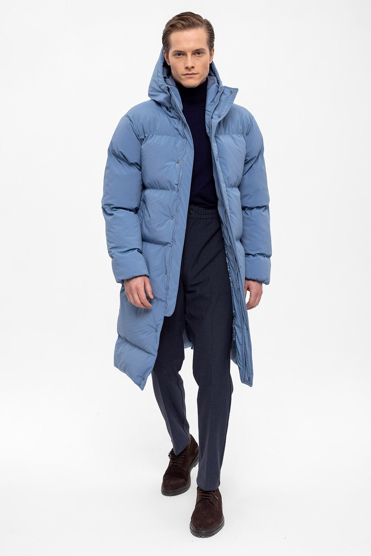 Antioch Long Hooded Puffer Jacket