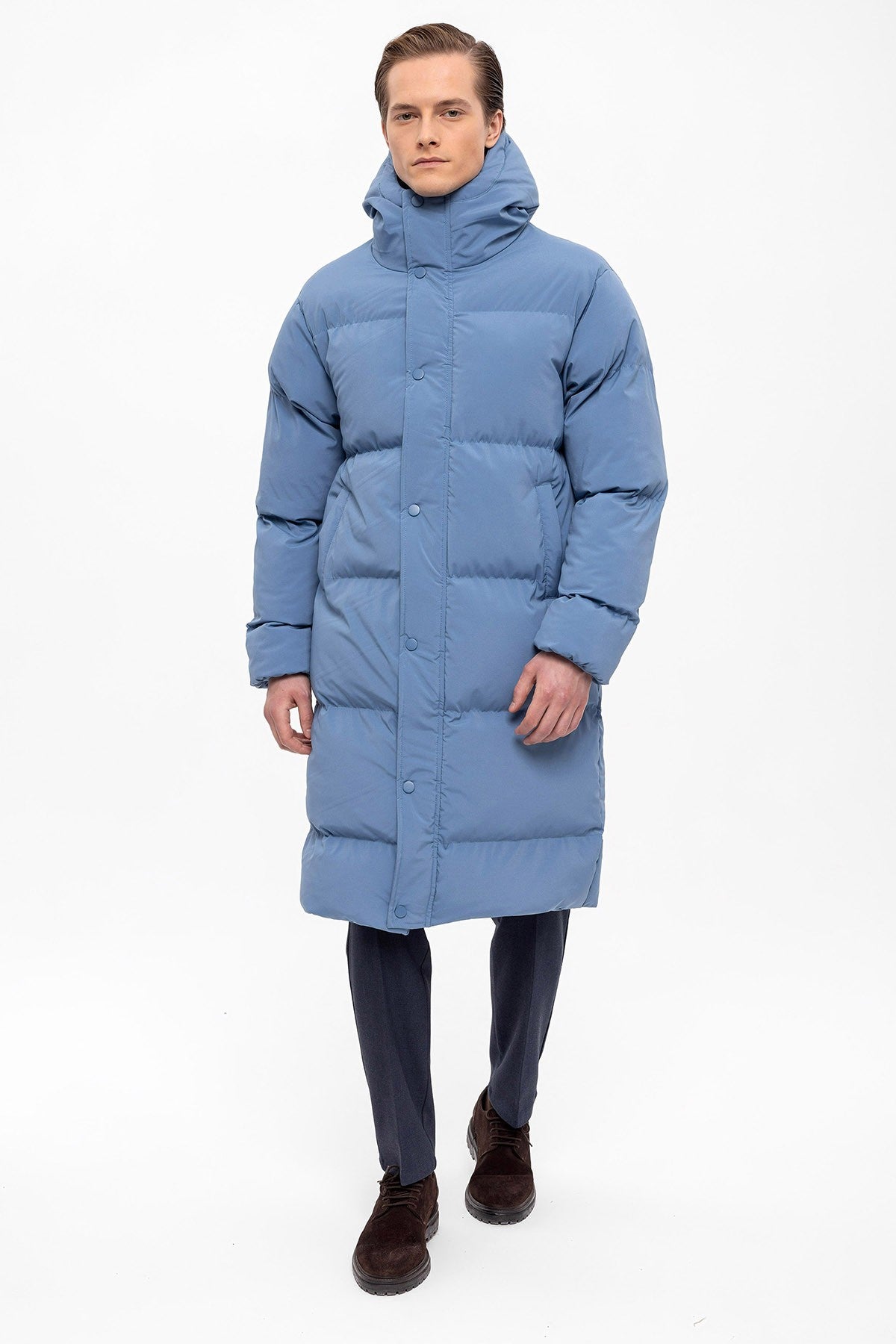 Antioch Long Hooded Puffer Jacket