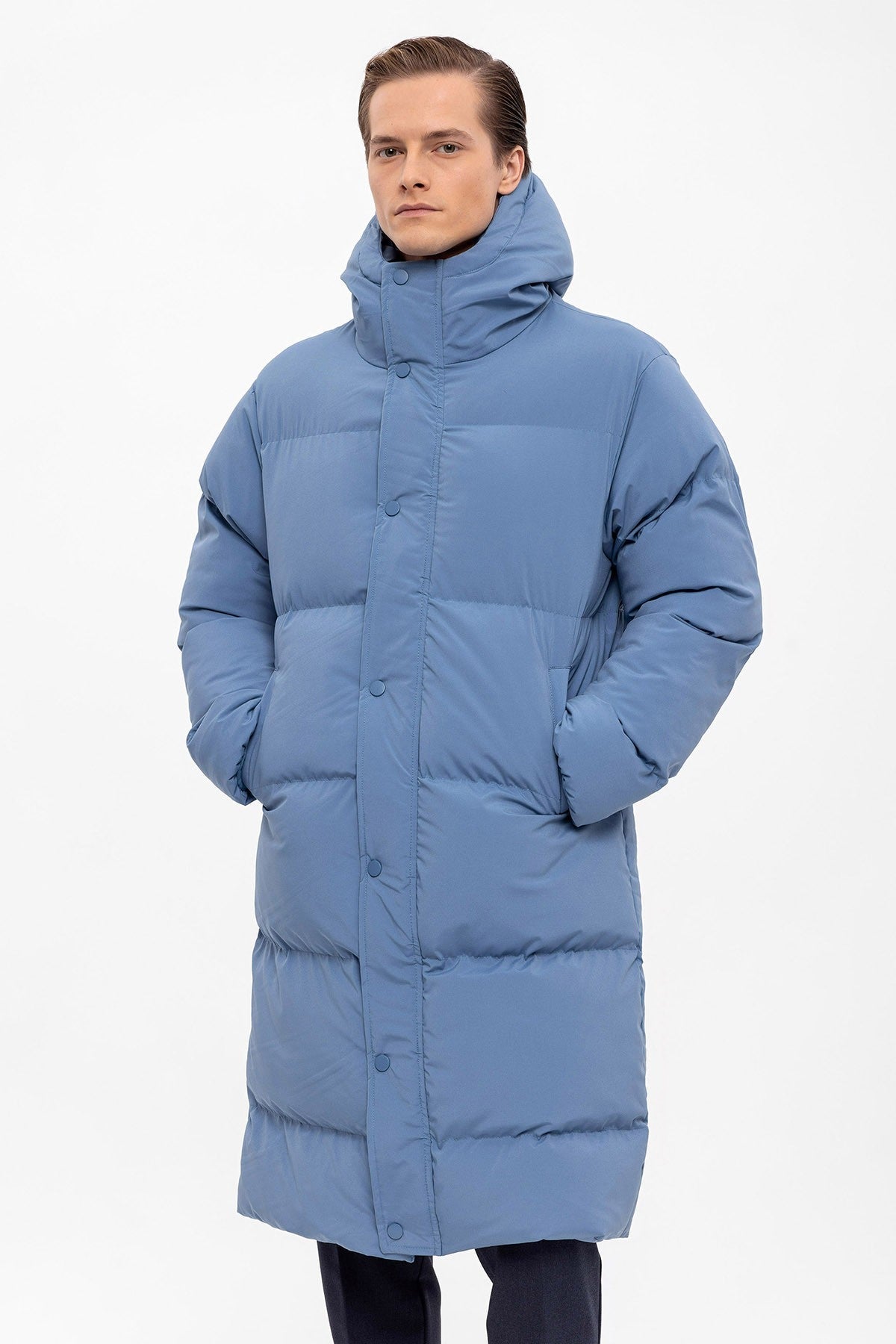 Antioch Long Hooded Puffer Jacket