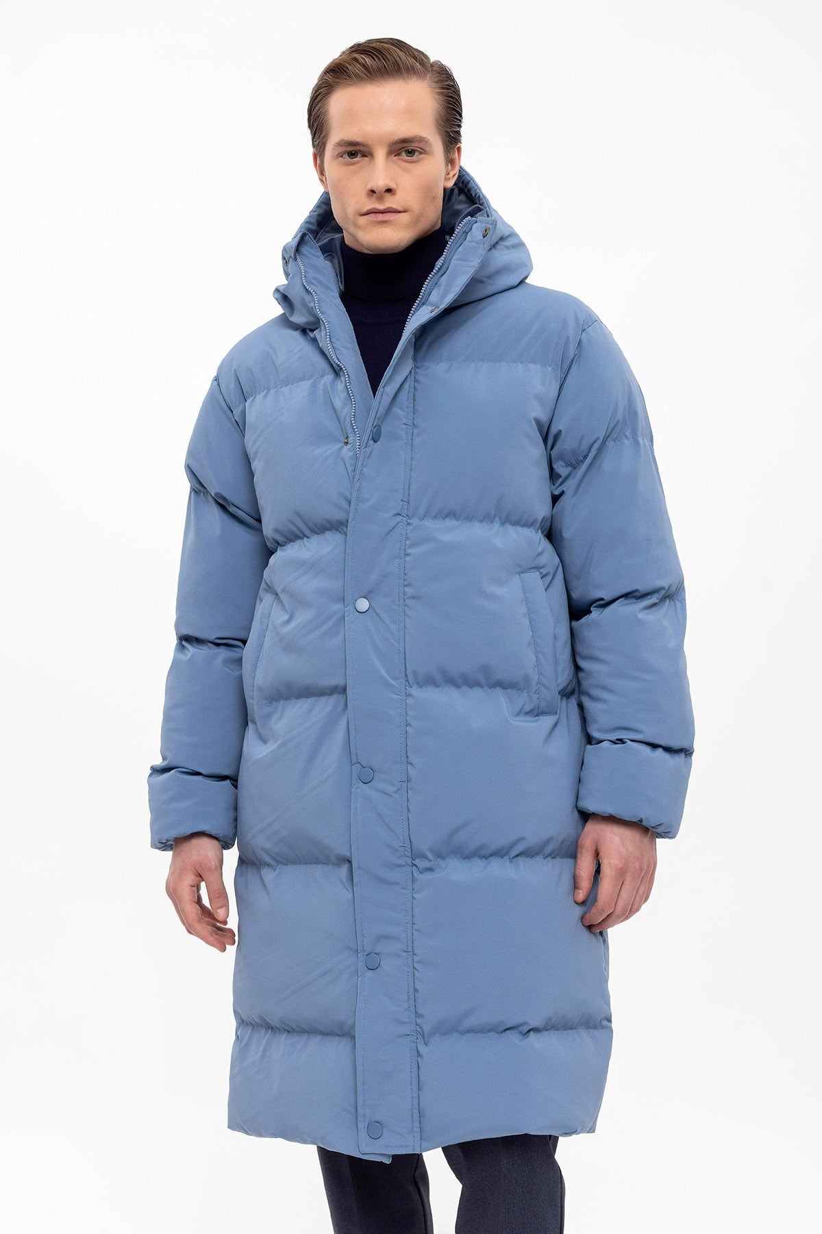 Antioch Long Hooded Puffer Jacket
