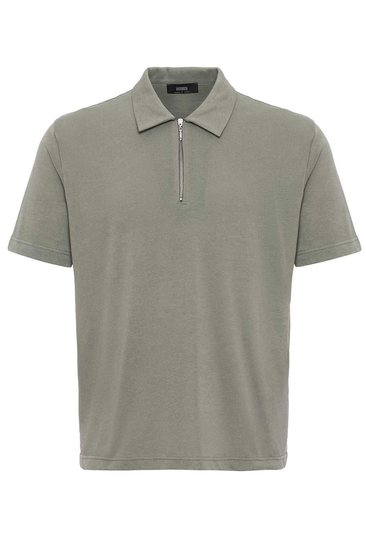 Antioch Polo-Neck Zipper Men's T-Shirt