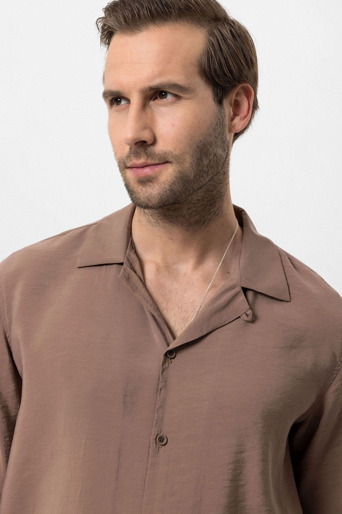 Antioch Apache Collar Long-Sleeve Men's Shirt