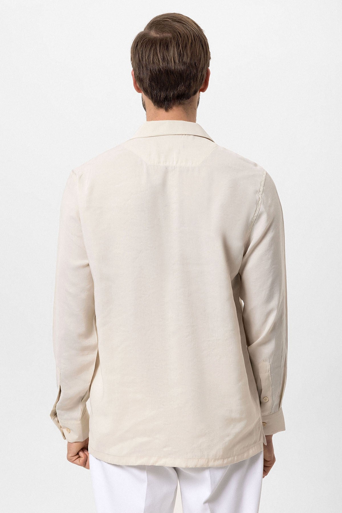 Antioch Apache Collar Long-Sleeve Men's Shirt