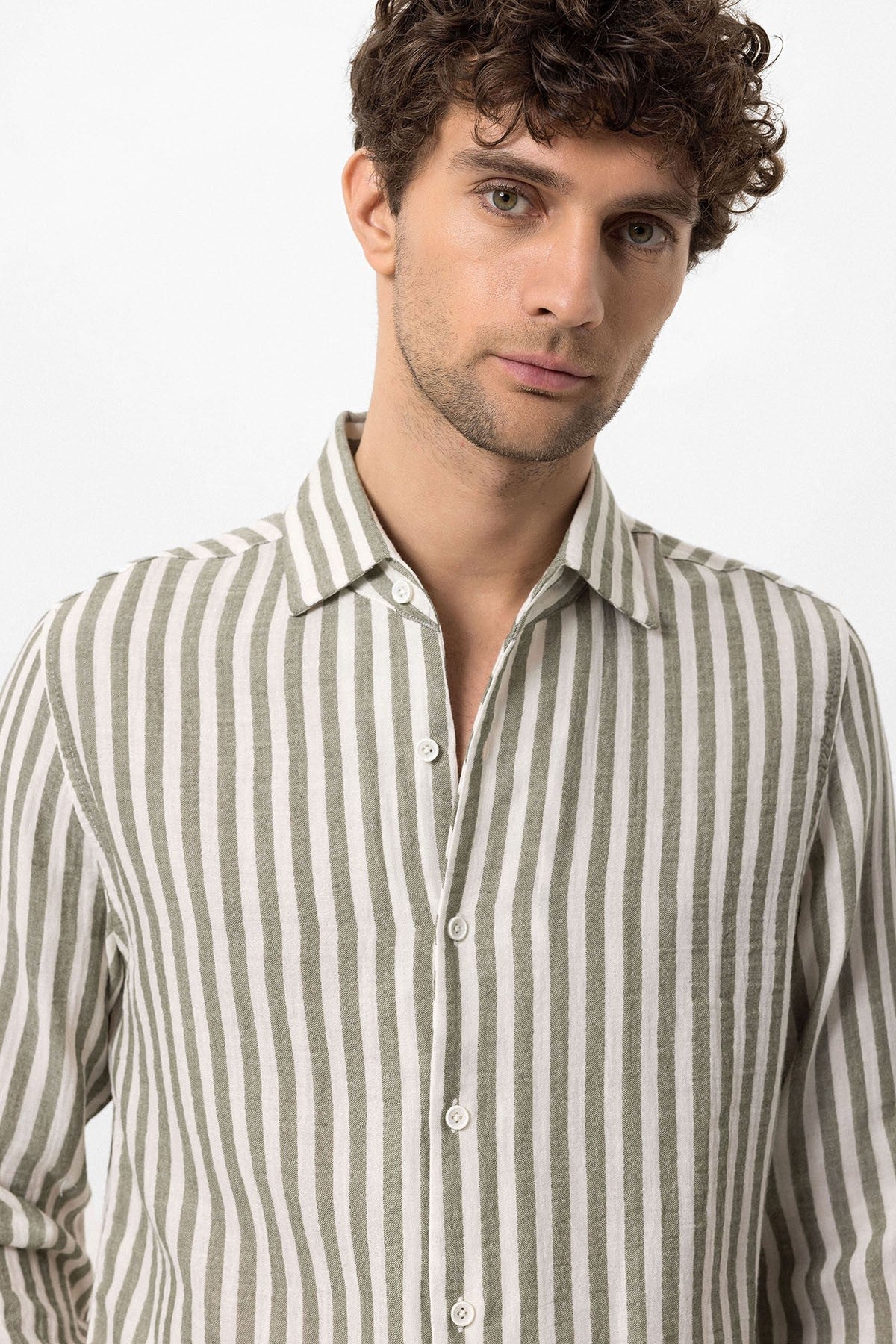 Antioch Contrast-Striped Men's Shirt