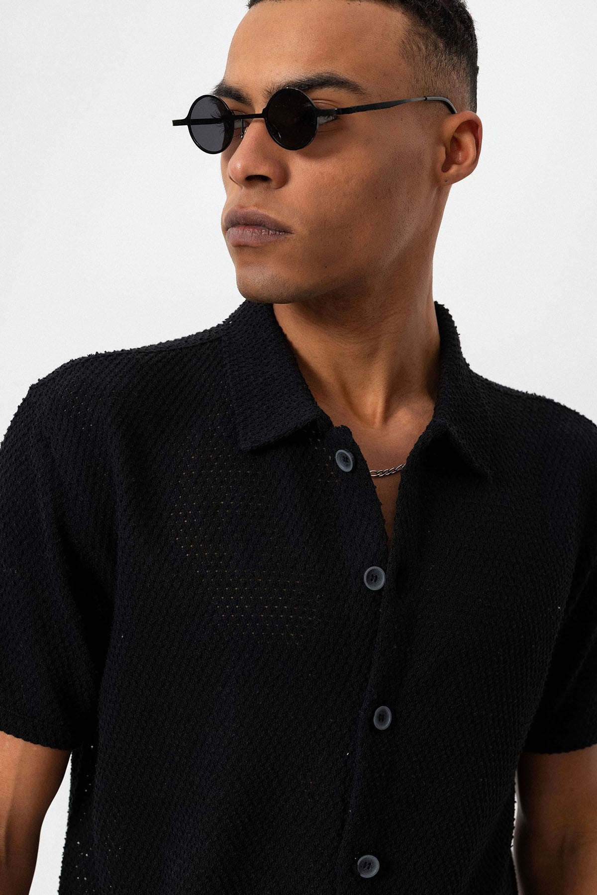 Antioch Textured Short-Sleeve Men's Shirt