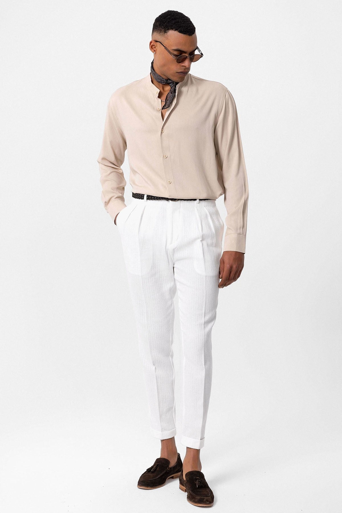 Antioch Hakim Yaka Regular-Fit Men's Shirt