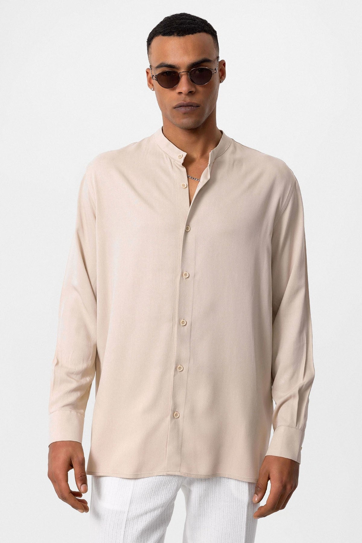 Antioch Hakim Yaka Regular-Fit Men's Shirt