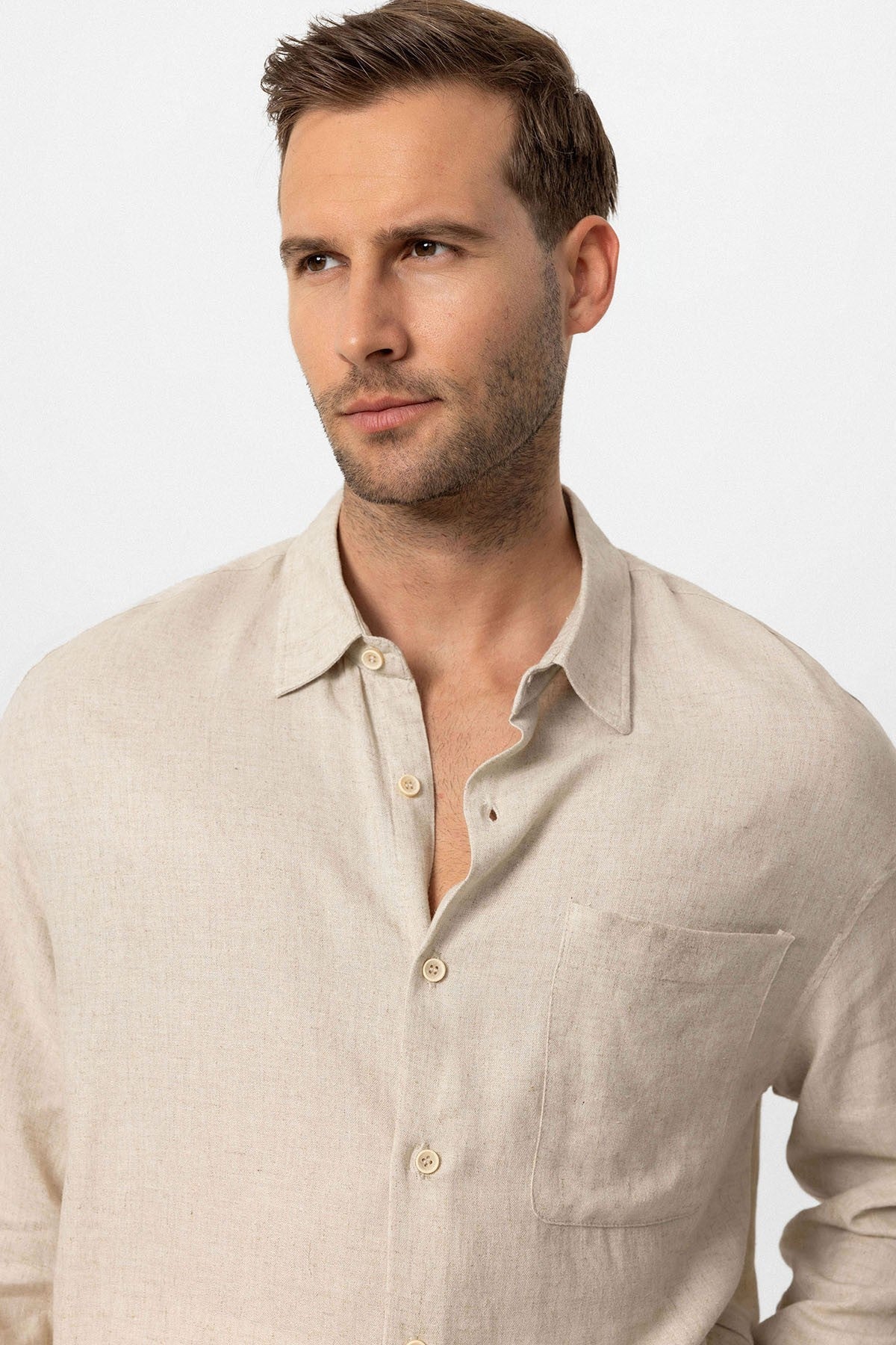 Antioch Oversized Long-Sleeve Men's Shirt