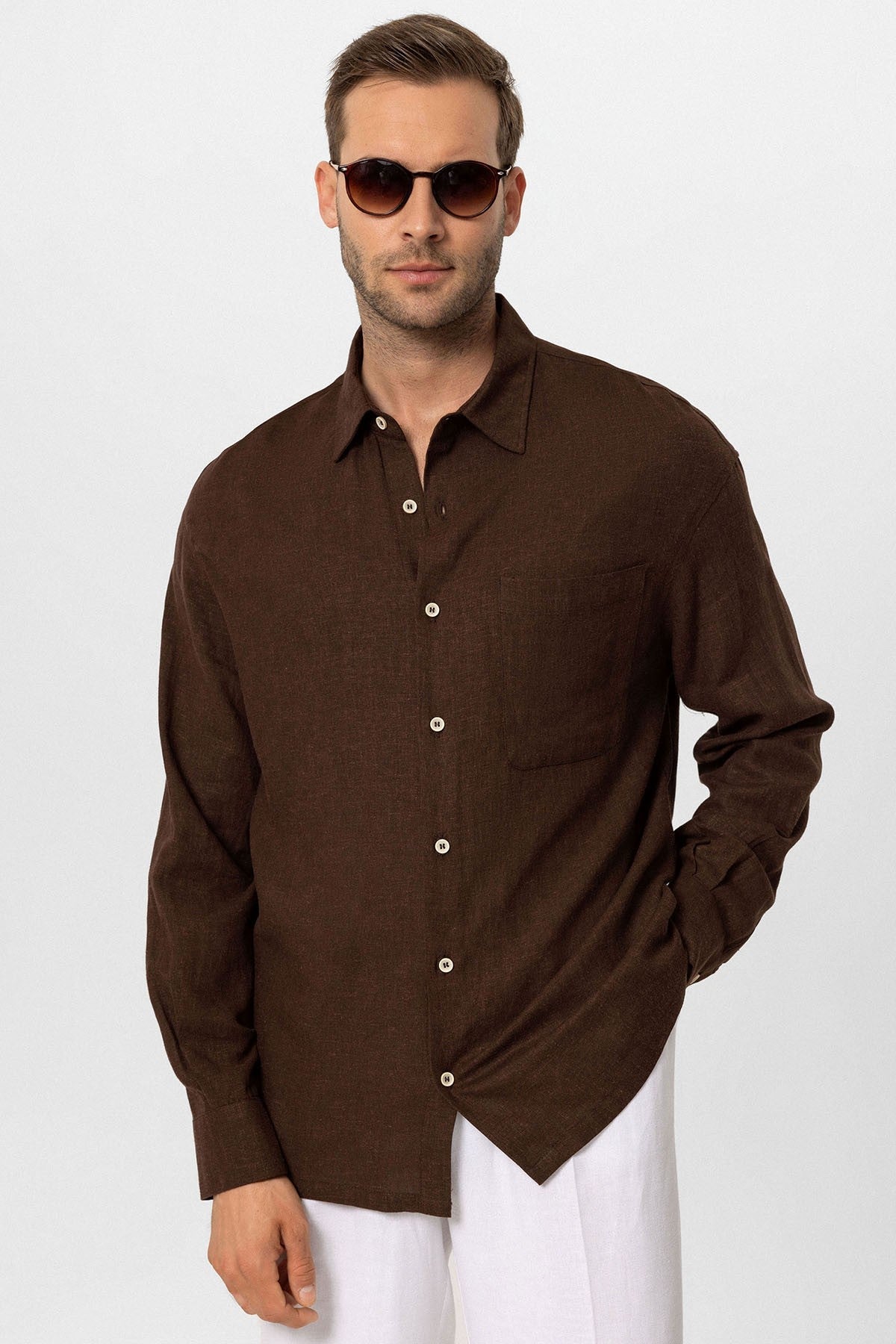 Antioch Oversized Long-Sleeve Men's Shirt