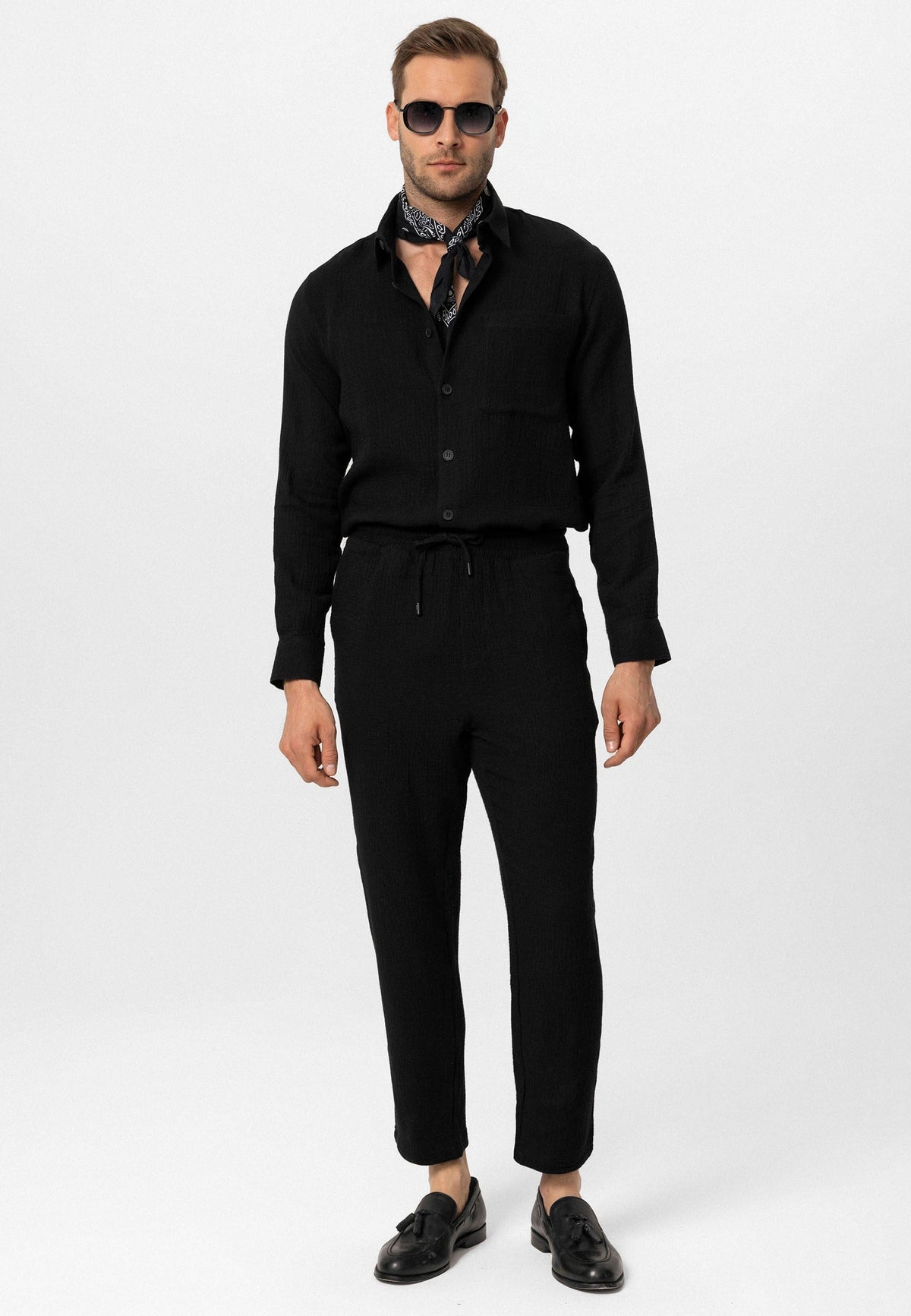 Antioch Muslin Long-Sleeved Men's Shirt