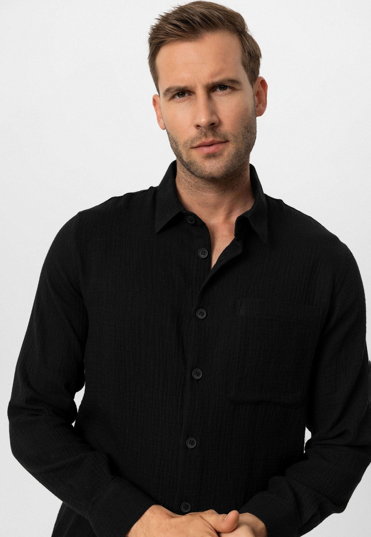 Antioch Muslin Long-Sleeved Men's Shirt