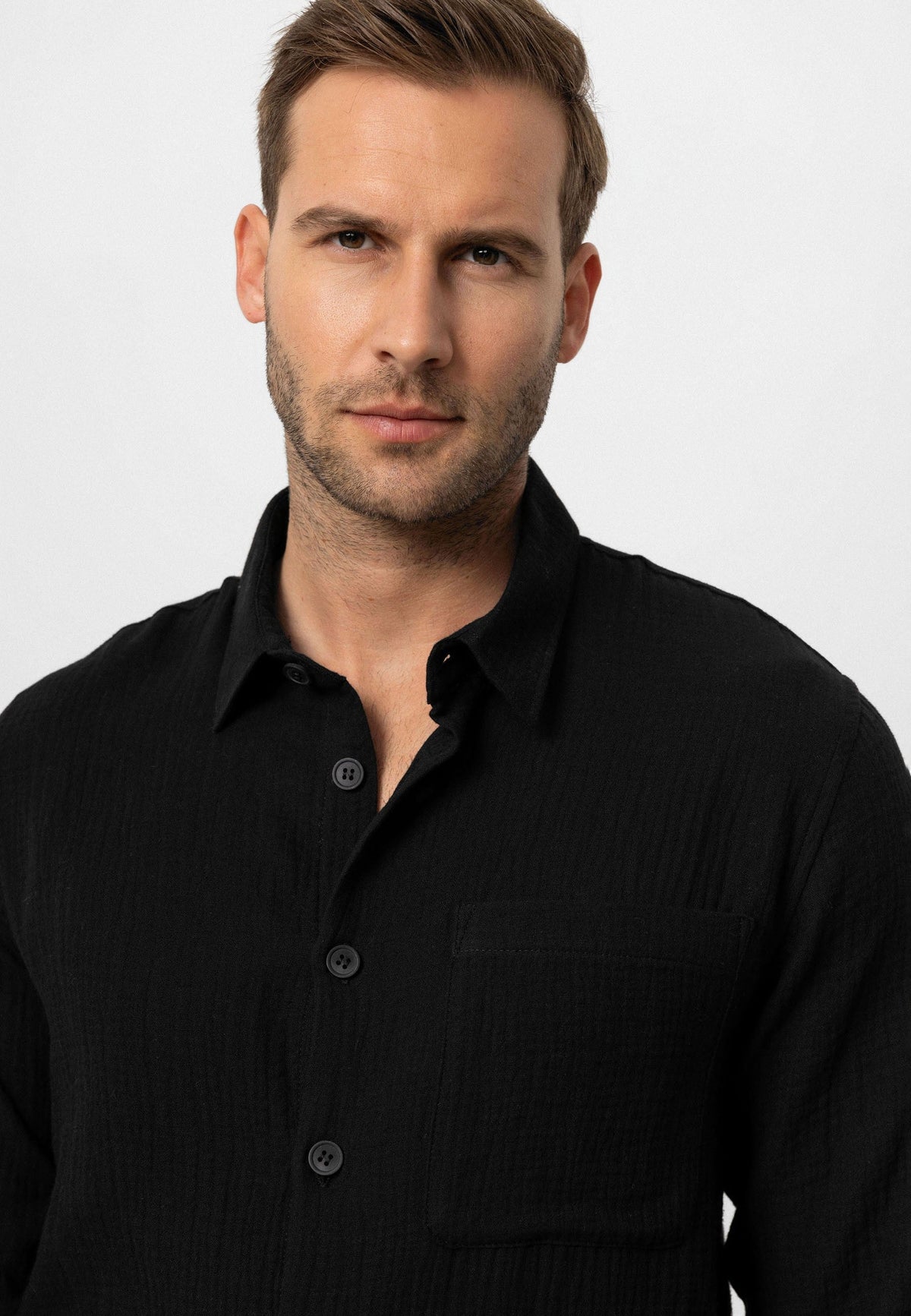 Antioch Muslin Long-Sleeved Men's Shirt