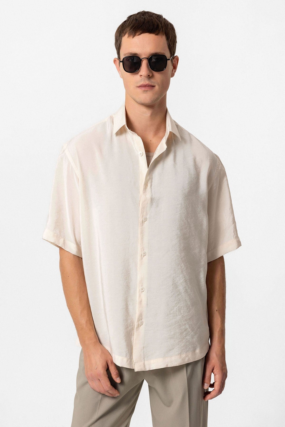 Antioch Short-Sleeve Oversized Men's Shirt