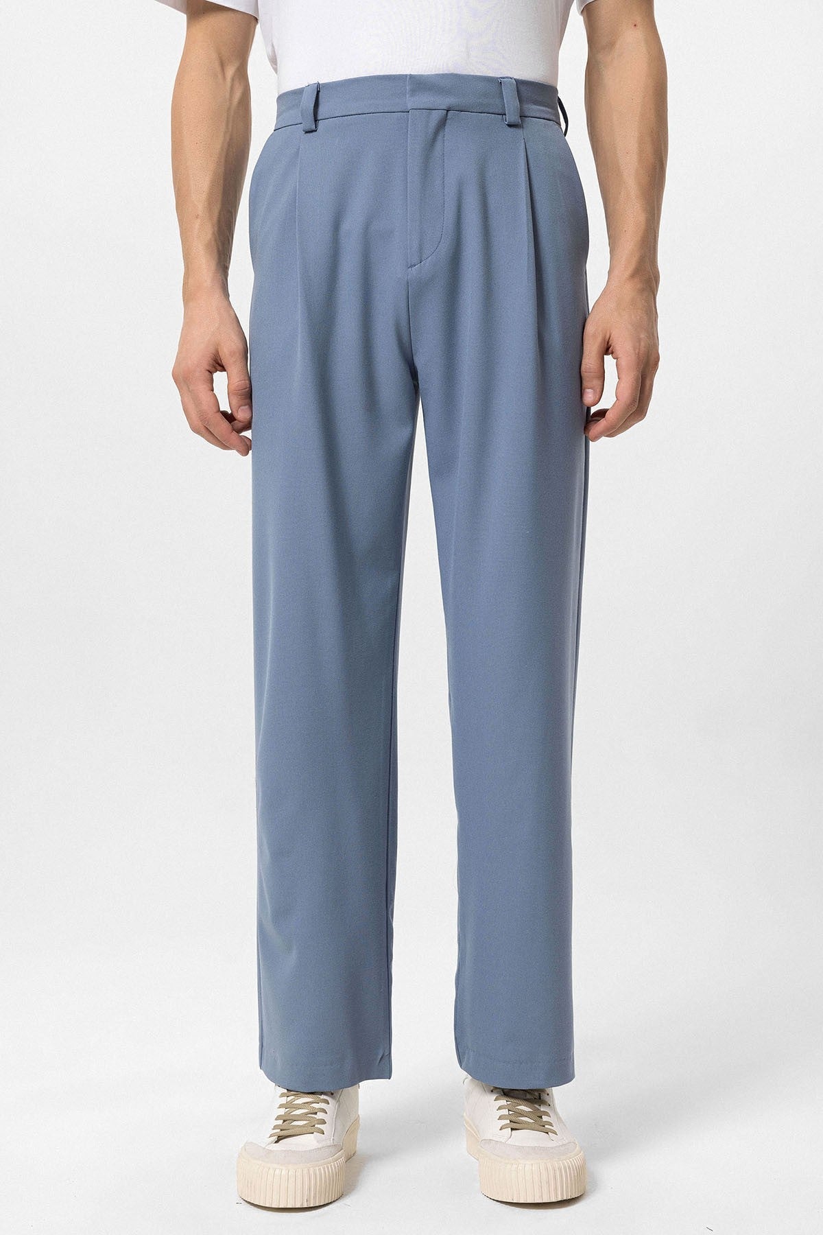 High-Waisted Baggy Men's Pants