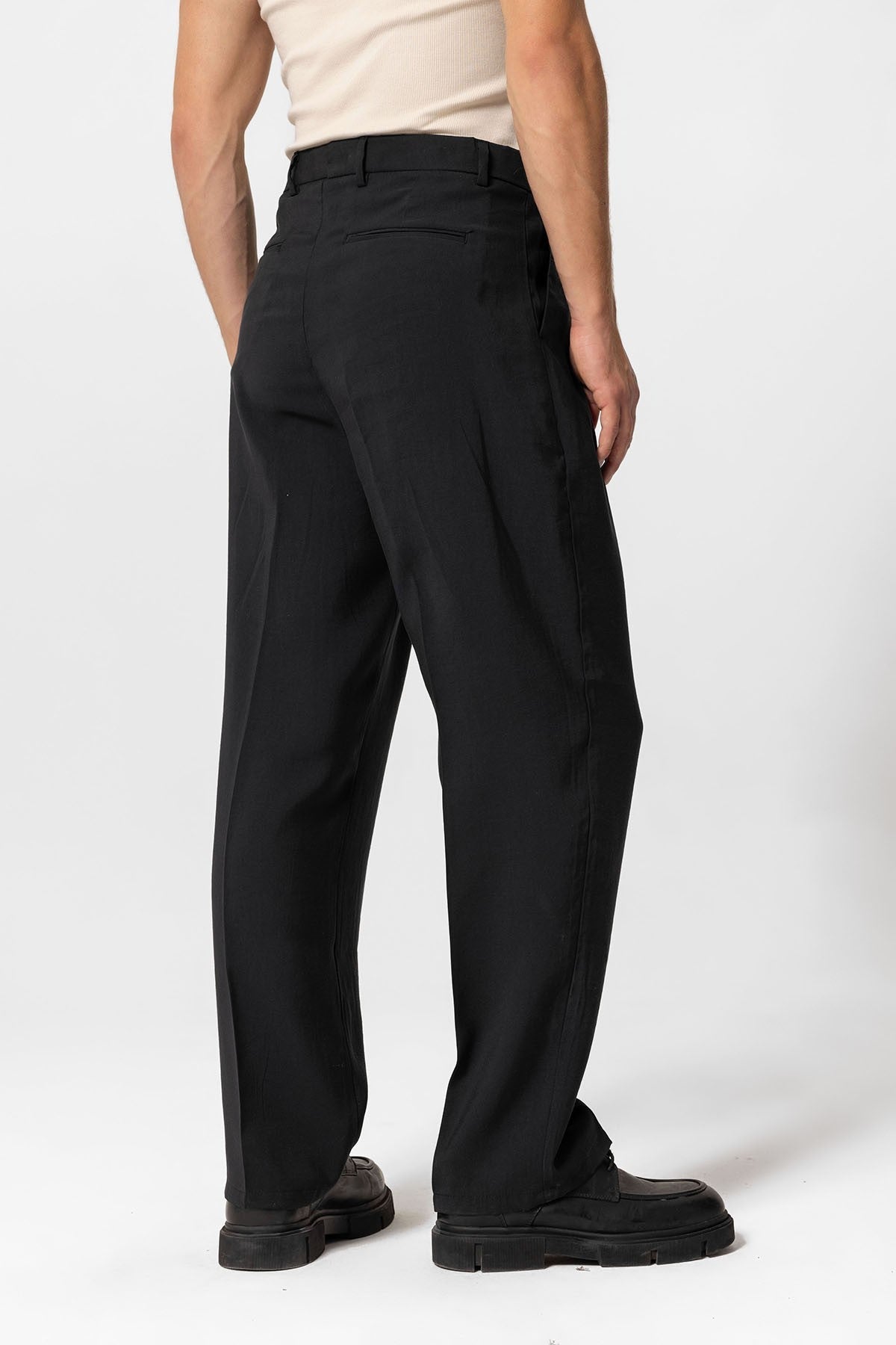 Antioch High-Waisted Pleated Baggy Men's Pants