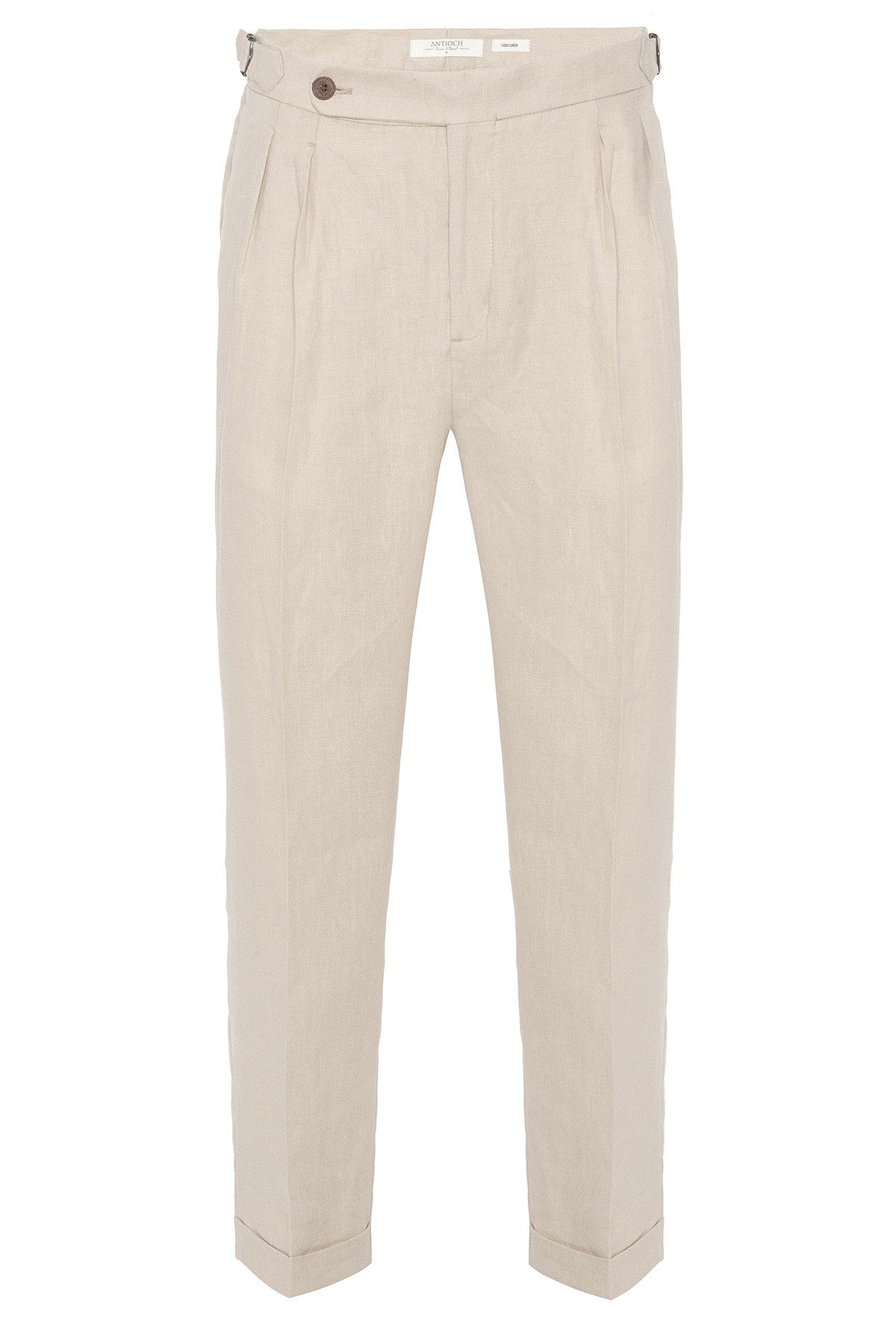 Antioch High-Waisted 100% Linen Pleated Men's Pants