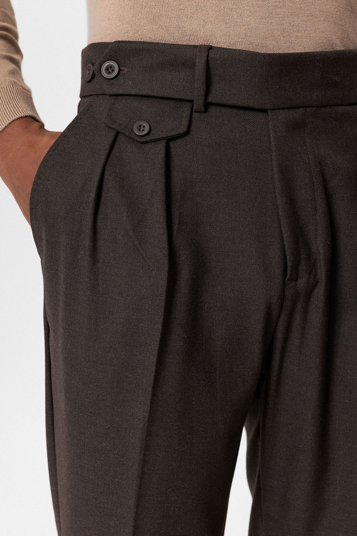 Antioch High-Waisted Pleated Technical Men's Pants