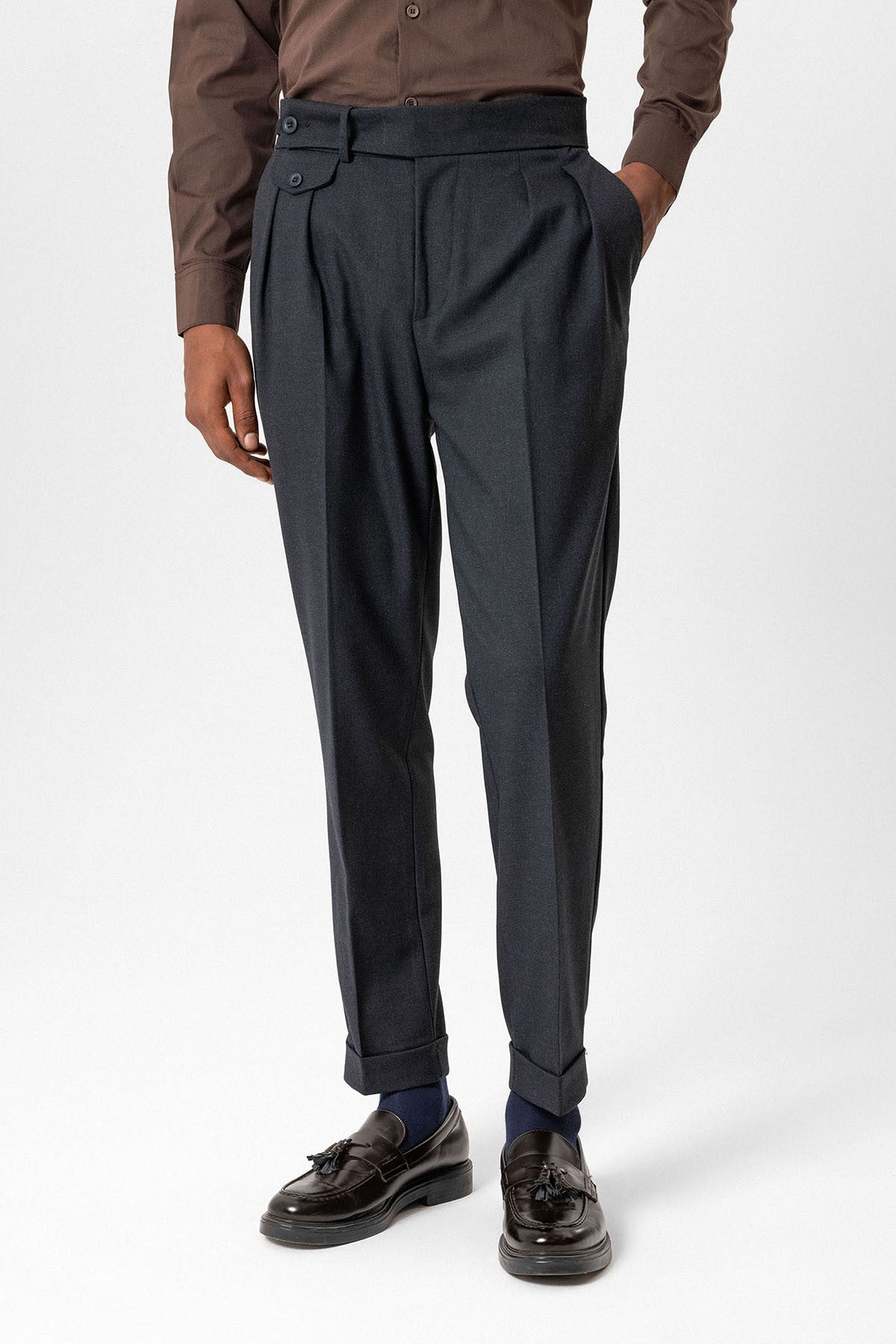 Antioch High-Waisted Pleated Technical Men's Pants
