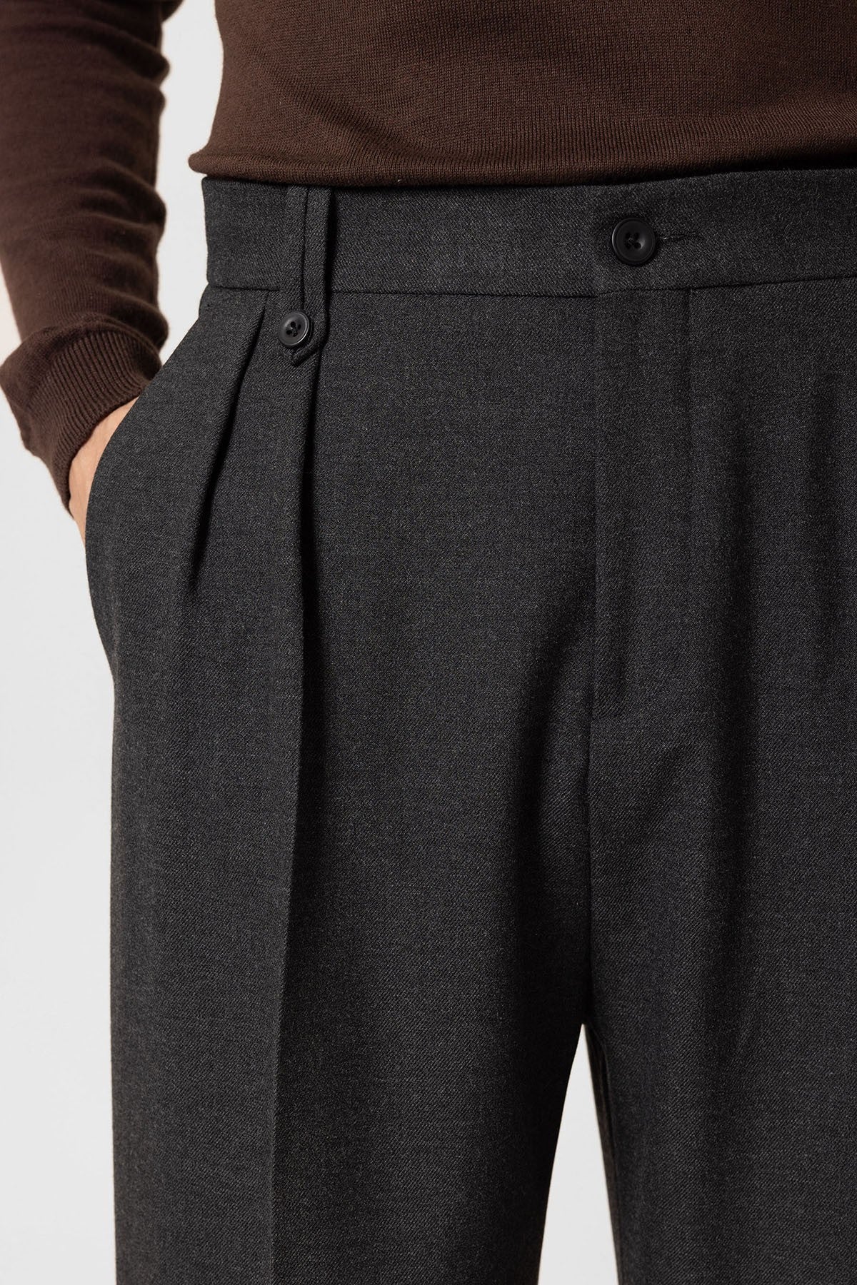 Antioch Double-Pleated High-Waisted Men's Pants