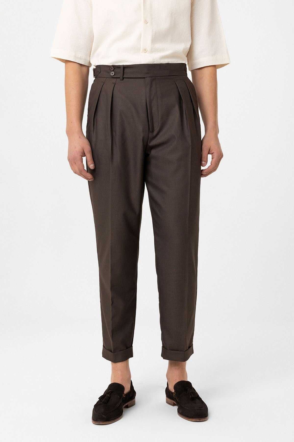 Antioch Pleated High-Waisted Men's Pants