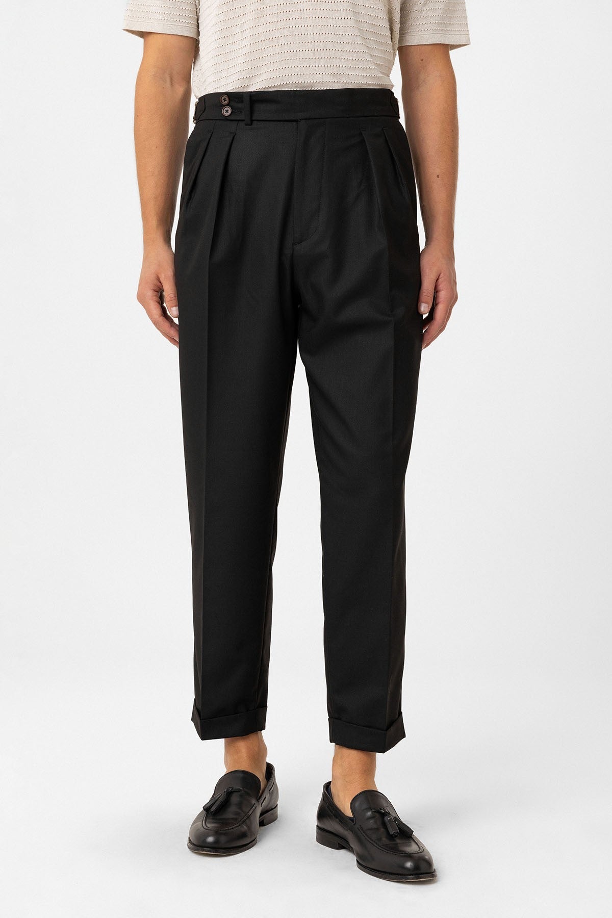 Antioch Pleated High-Waisted Men's Pants