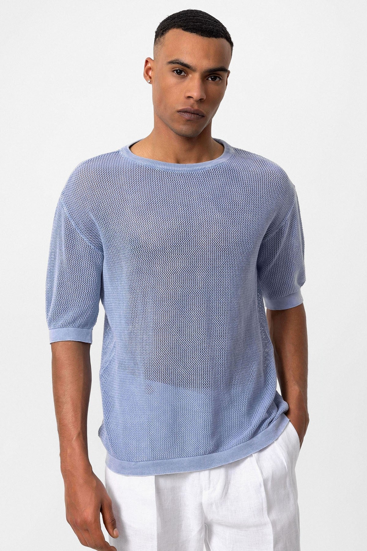 Antioch Oversized Openwork Men's T-Shirt