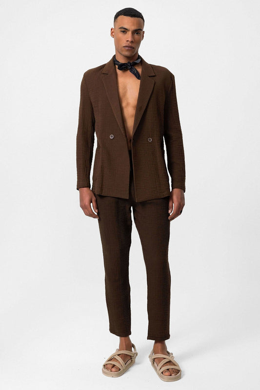 Antioch Double-Breasted Unlined Men's Blazer
