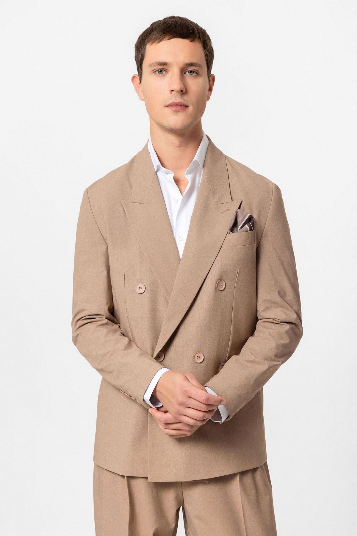 Antioch Single-Button Double-Breasted Men's Blazer