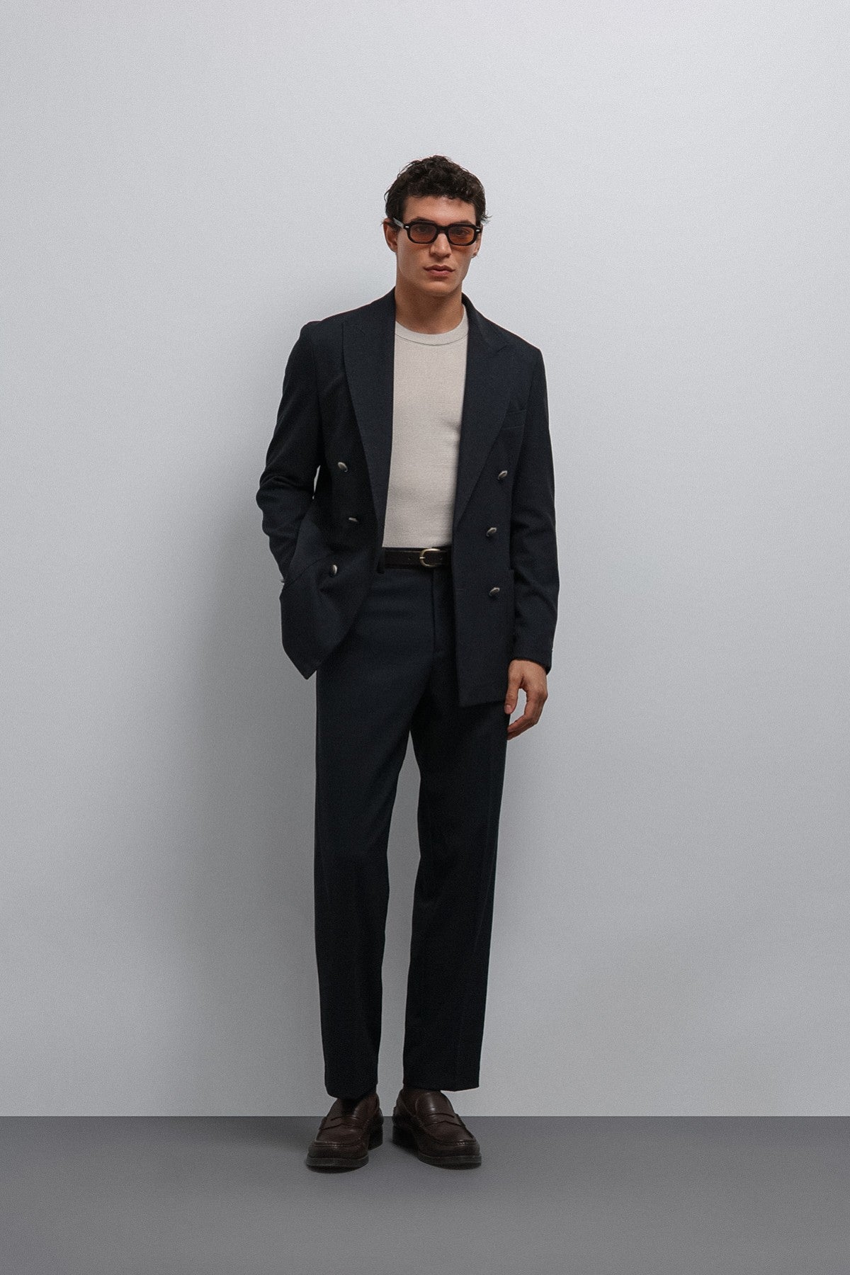 Antioch Unlined Double-Breasted Men's Blazer Jacket