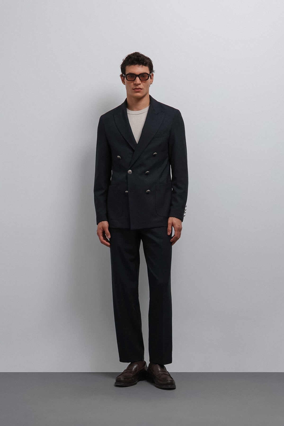 Antioch Unlined Double-Breasted Men's Blazer Jacket