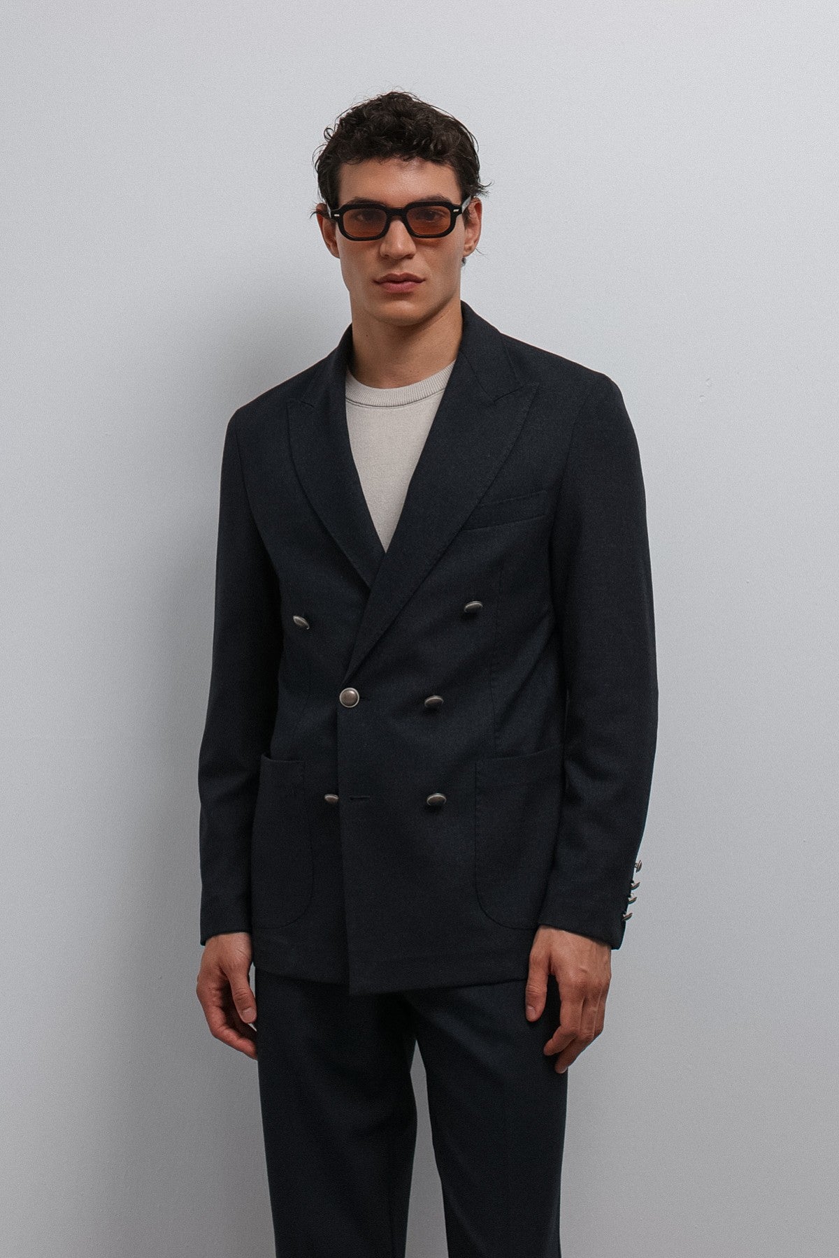 Antioch Unlined Double-Breasted Men's Blazer Jacket