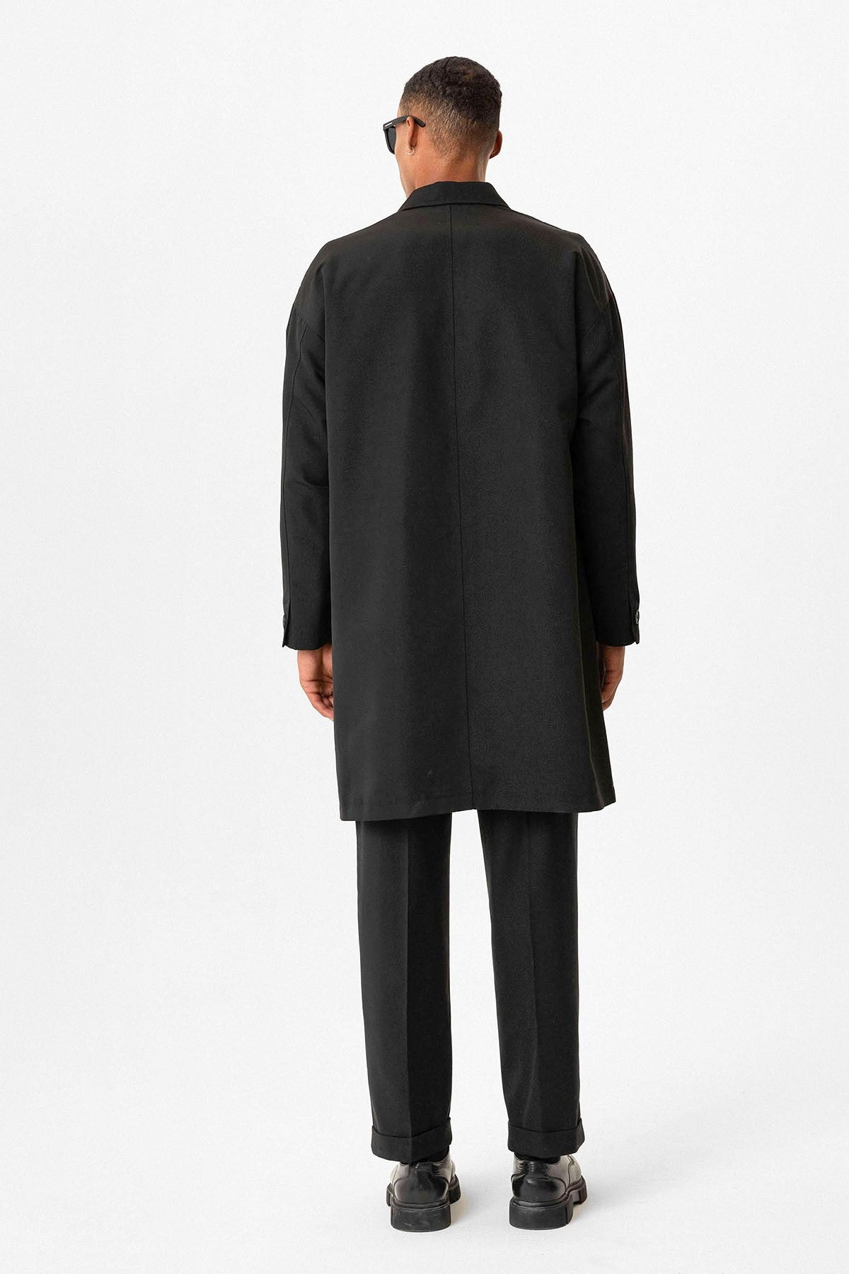 Antioch Toka Men's Trench Coat with Detailed Design